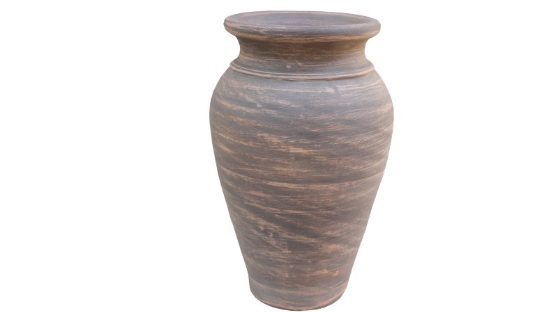 Terracotta-Olive-Jar-Charcoal-Finish