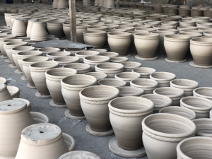 garden pots making