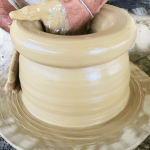 making pottery