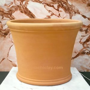 Range of Terracotta Pots 24 large terra cotta on marble slab