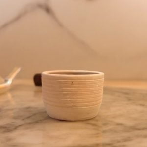 Range of Terracotta Pots 18 bonsai pot on marble floor