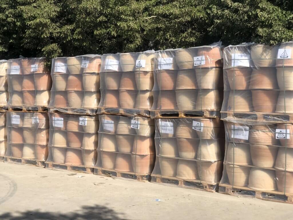 Pallets Ready for Container Loading